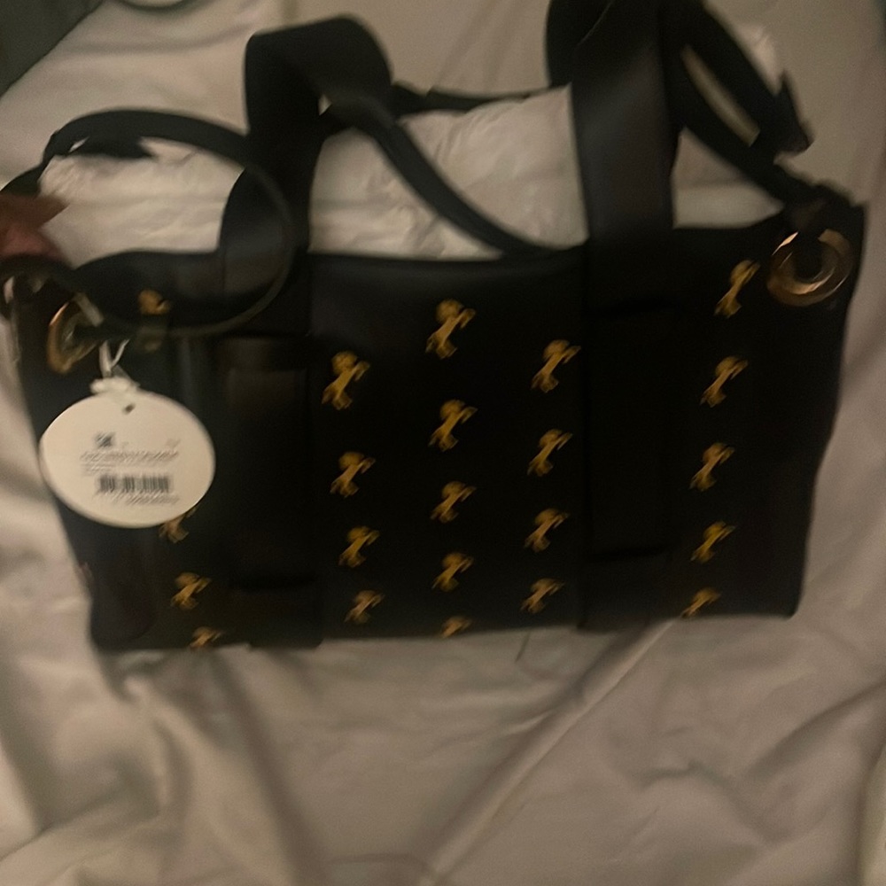 Purse: Tao in Smooth Horses Embroidery Leather calf skin satchel